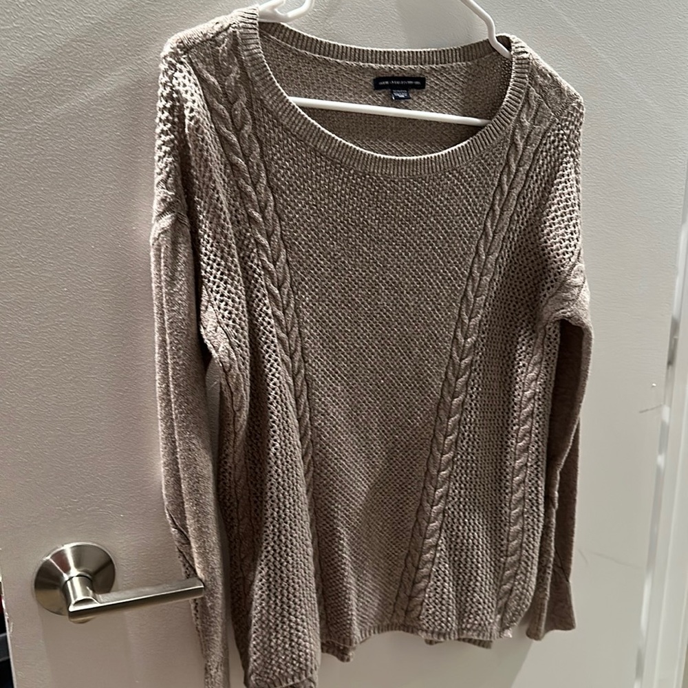 Sand color American eagle sweater